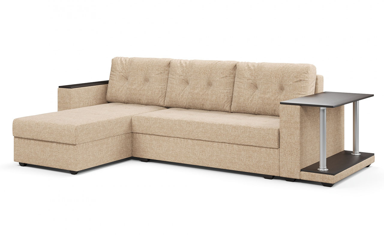 Gupan Диван-кровать угловой со столом Атланта 10 Классик